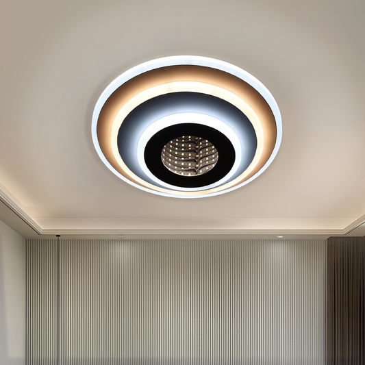 Lustra LED NEXA ROTUND 3D 39W, lumina Rece/Calda/Neutra, Alb Lustre LED Default Title Alessandro Design