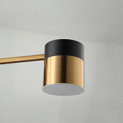 Palius LED luster 48W čierny, 4 ramená Predvolený názov Alessandro Design