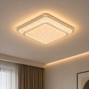Lustra LED QIKIQTAALUK, 40W, 38 x 38 cm, Lumina Calda/Neutra/Rece, Alb