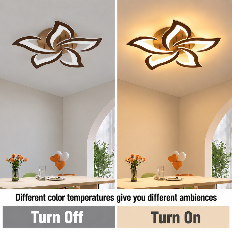 LED luster LT660/5BK, 5 prvkov, 54W, Svetlo 3000/4000/6000K, Čierny, Nastaviteľná výška