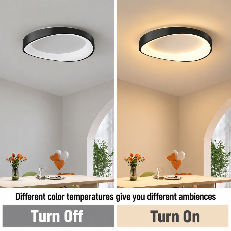 LED luster s diaľkovým ovládaním, PL103/520BK, 29W, priemer 50 cm, teplé/studené/neutrálne svetlo, čierny