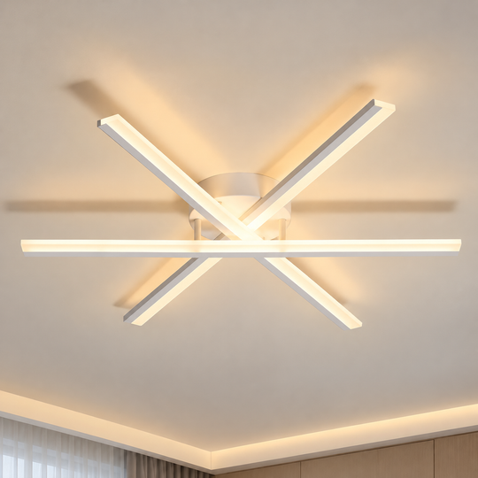 LED luster s diaľkovým ovládaním ZOE, 40W, studené/teplé/neutrálne svetlo, stmievateľné, biela