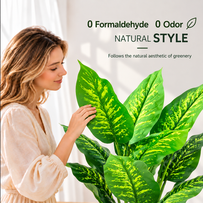 Umelá rastlina typ Dieffenbachia, 150 cm, zelená