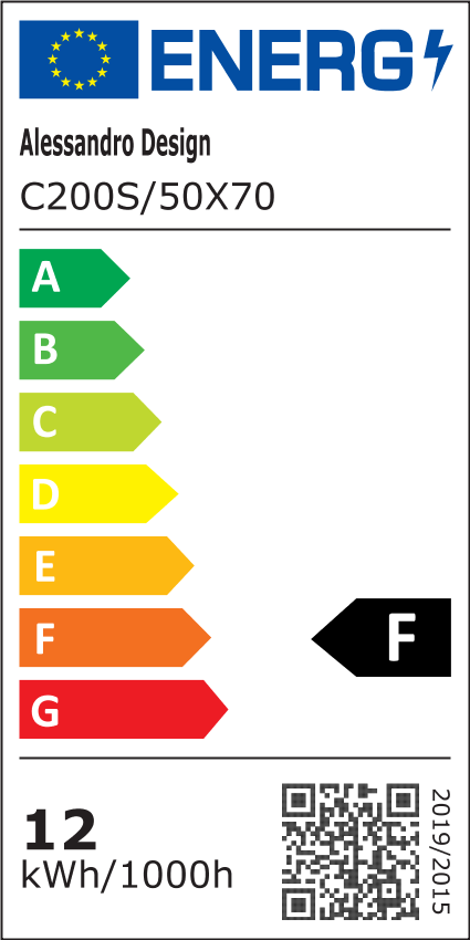 Obdĺžnikové LED zrkadlo, 50x70cm, RÁM Basic Touch