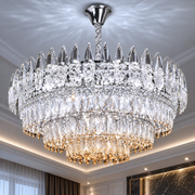 Krištáľový luster MAJESTIC Regalis 21x E14, priemer 80cm, lesklý chróm, nastaviteľná výška