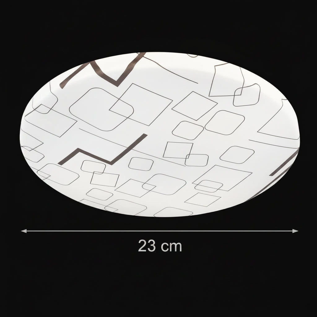 Plafonieră LED 23 cm, 22W, 3000K / 4000K / 6000K, Alb, Metal si Acril Plafoniere LED Default Title Alessandro Design