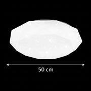 Plafoniera LED, 51W, Diametru 50cm, Lumina Calda/Rece/Neutra, Alb Plafoniere LED Default Title Alessandro Design