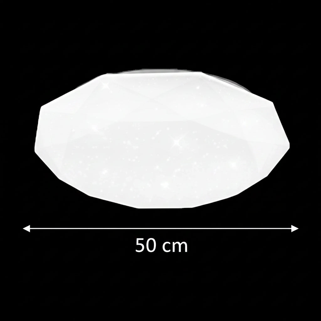 Plafoniera LED, 51W, Diametru 50cm, Lumina Calda/Rece/Neutra, Alb Plafoniere LED Default Title Alessandro Design
