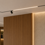 Proiector Liniar LED Pentru Sina Magnetica ZARAFSHAN, 10W, Lungime 30cm, Lumina Neutra, Negru