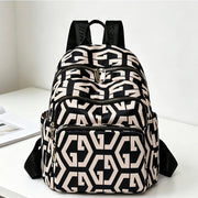 Rucsac Travel Business BUKHARA, 28x15x35 cm, Oxford, Negru si Alb