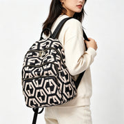 Rucsac Travel Business BUKHARA, 28x15x35 cm, Oxford, Negru si Alb