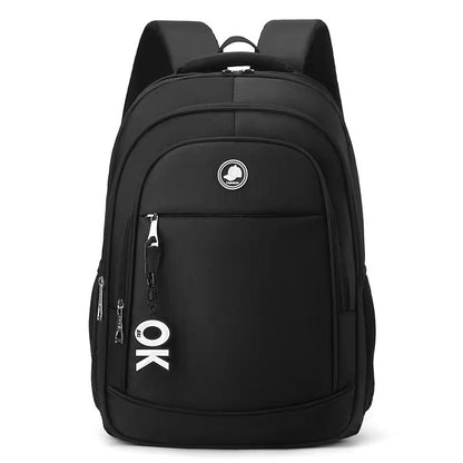 Rucsac Travel Business KANGIQLINIQ, 47x33x15 cm, Oxford, Negru si Alb