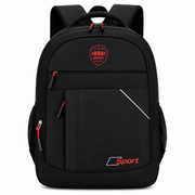 Rucsac Travel Business QABALA, 48x32x15 cm, Oxford, Negru si Rosu