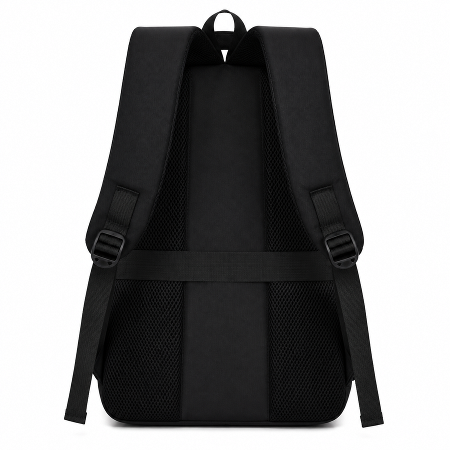 Rucsac Travel Business SHEKI, 47x32x14 cm, Oxford, Negru si Verde