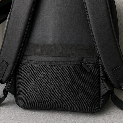 Rucsac Travel Business TALOYOAK, 47x33x15 cm, Oxford,  Negru si Portocaliu