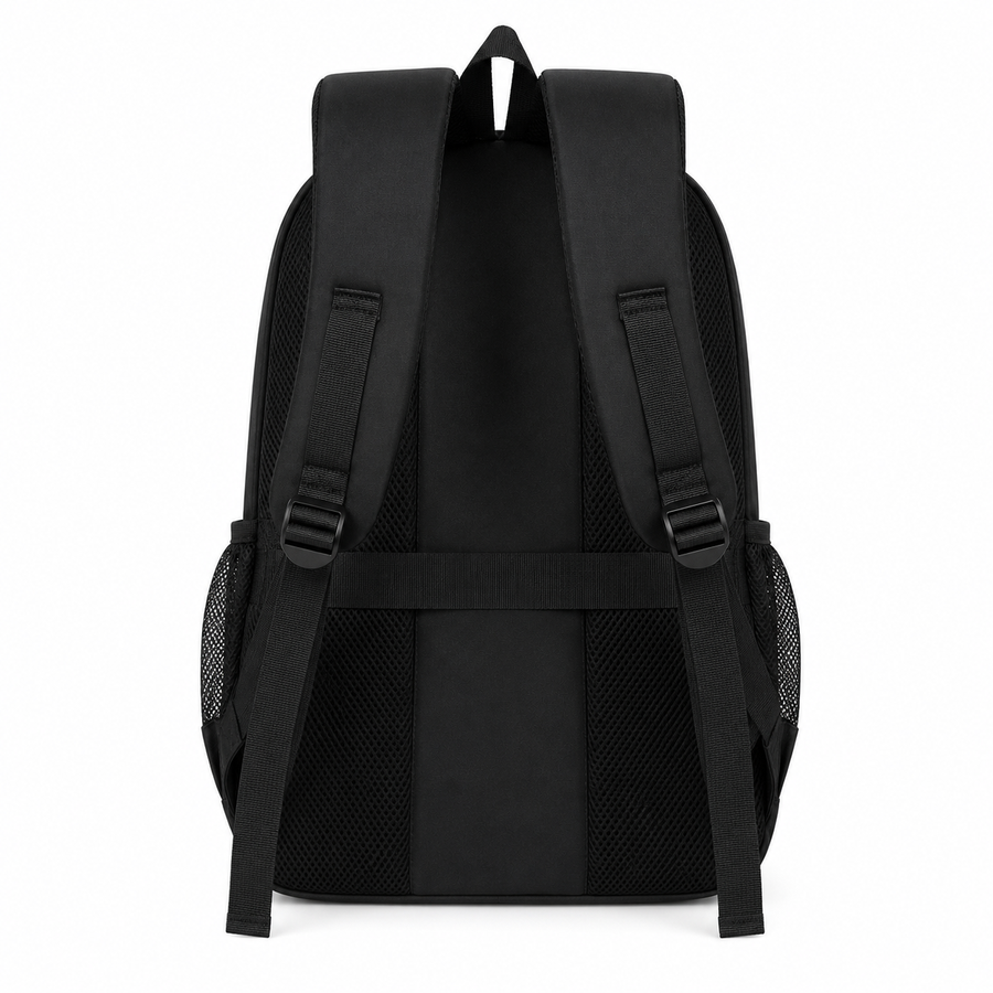 Rucsac Travel Business YEVLAKH, 47x32x14 cm, Oxford, Negru si Rosu