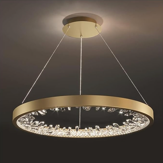 LED LED Casiana s diaľkovým ovládaním, 38W, zlatý, vyhodený