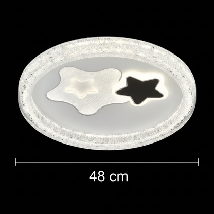 LED luster SKYForma Nexen, 61W, studené/teplé/neutrálne svetlo, čierny
