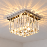 Crystal Martinez lineárny luxe, priemer 35 cm, 4x E14, lesklý chróm