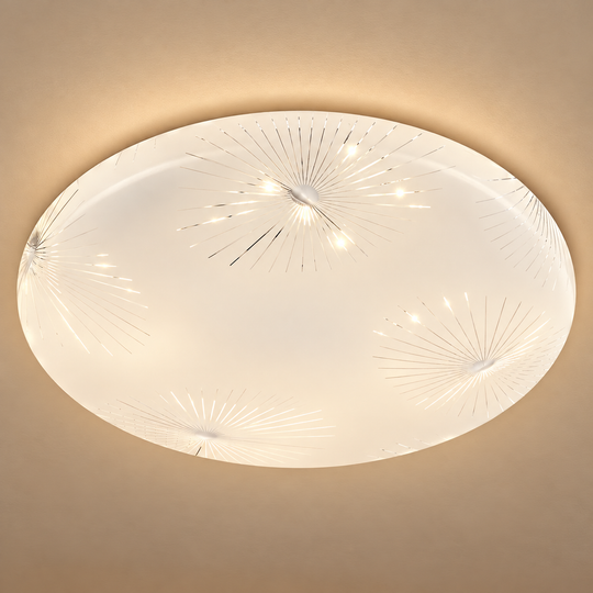 LED stropné svietidlo 35 cm, 31W, 3000K / 4000K / 6000K, biele, kovové a akrylové