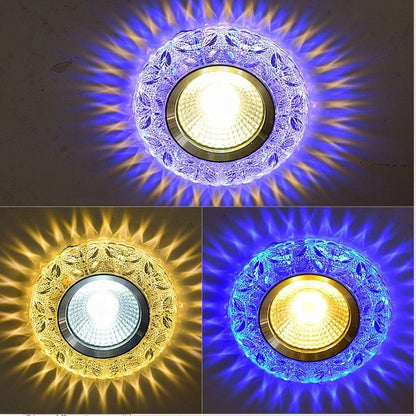 LED bodová, 4W, RGB + studené svetlo