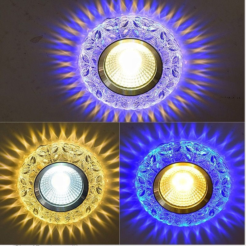 LED bodová, 4W, RGB + studené svetlo