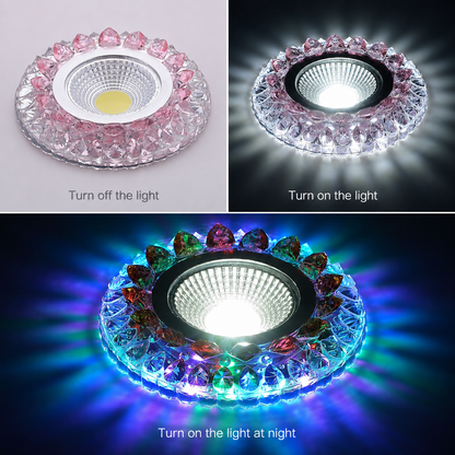 LED bodová, 4W, RGB + studené svetlo