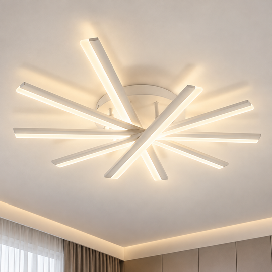 LED luster s diaľkovým ovládaním ZOE, 67W, studené/teplé/neutrálne svetlo, stmievateľné, biela