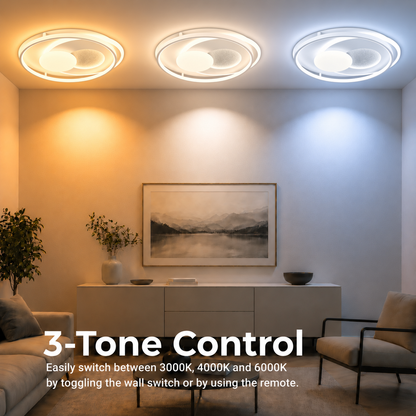 LED luster s diaľkovým ovládaním ISTARAVSHAN, okrúhly tvar, 86W, studené/teplé/neutrálne svetlo, stmievateľné, biela