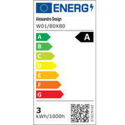LED okrúhle zrkadlo, 80 cm, Celeste MotionGlow Marcello, Demister System, Hodiny & Teplomer, Stmievateľné