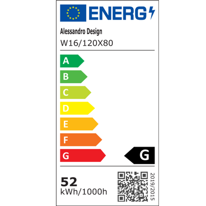 Obdĺžnikové LED zrkadlo, 120x80cm, Eclat MotionGlow Marcello, Demister System, Hodiny & Teplomer, Kozmetická lupa, Stmievateľné, Rám z brúseného zlata