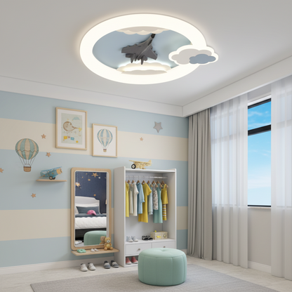 LED luster CONSTELATION 49W, Priemer 49cm, Studené/Teplé/Neutrálne svetlo, Biela Modrá