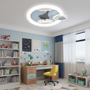 LED luster CONSTELATION 49W, Priemer 49cm, Studené/Teplé/Neutrálne svetlo, Biela Modrá