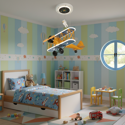 Závesný LED luster AVION 148W, studené/teplé/neutrálne svetlo, strieborný