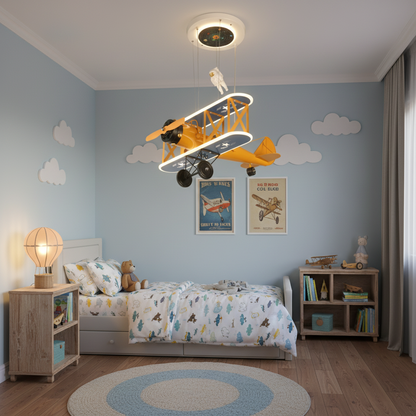 Závesný LED luster AVION 148W, studené/teplé/neutrálne svetlo, strieborný