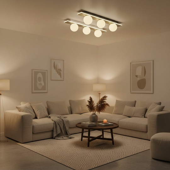 LED luster TRION, teplé/neutrálne/studené svetlo, 3xG9, 24W, čierny, kov a akryl