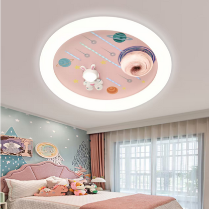 LED luster CONSTELATION 49W, Priemer 49cm, Studené/Teplé/Neutrálne svetlo, Biela Modrá