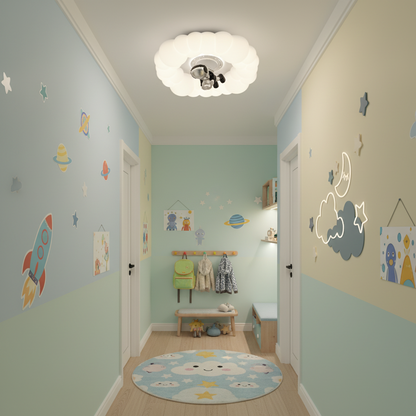 LED luster CONSTELATION 49W, Priemer 49cm, Studené/Teplé/Neutrálne svetlo, Biela Modrá