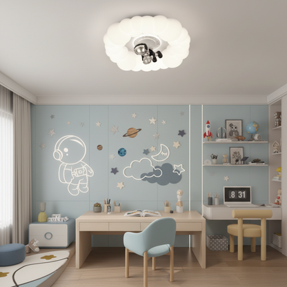 LED luster CONSTELATION 49W, Priemer 49cm, Studené/Teplé/Neutrálne svetlo, Biela Modrá