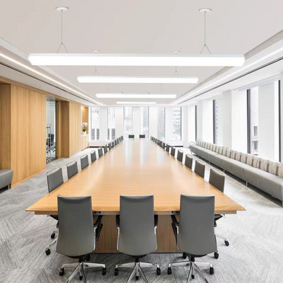 LED závesný luster DARIN, 120cm, 23W, nastaviteľná výška, studené svetlo, biely