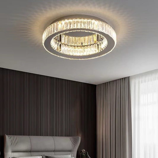 LED kryštál LULUS s 118 W Silver Latifah Diaľkovým ovládaním