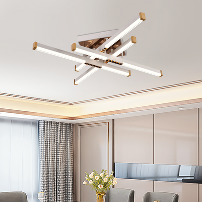 LED luster s diaľkovým ovládaním LT178/4WH, 54W, 4 prvky, studené/teplé/neutrálne svetlo, stmievateľné, biely