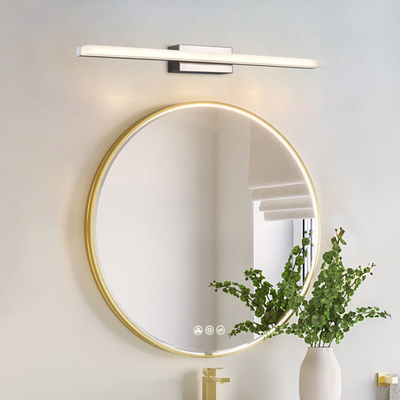 LED nástenné svietidlo, COMO, 7W, lineárne, teplé/neutrálne/studené svetlo, čierna