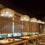 Vintage slamený luster LV811, 1xE27, rustikálny, 100cm