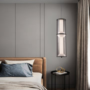 Závesný LED luster s diaľkovým ovládaním 48W, LM511/2BK, Nastaviteľná výška, Teplé/Studené/Neutrálne svetlo, Čierny, Kov