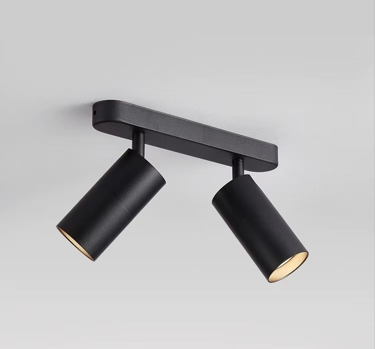 Lustu joom s lineárnym projektorom 2xgu10 čierny