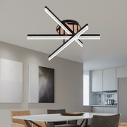 LED luster s diaľkovým ovládaním LT179/3BK, 41W, 3 prvky, studené/teplé/neutrálne svetlo, stmievateľné, čierny