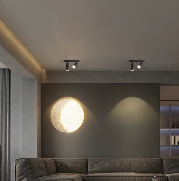 Lustu joom s lineárnym projektorom 2xgu10 čierny