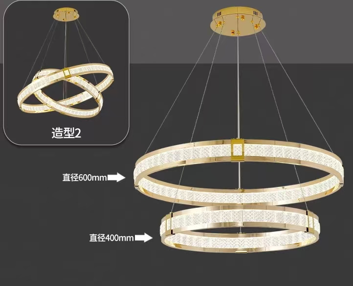 Candelabru Cristal, LINDERHOF Magno, 113W, Diametru 60cm, Lumina Rece/Calda/Neutra, Auriu, Inaltime Reglabila