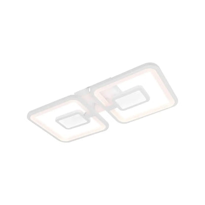 LED chtíč s diaľkovým ovládaním, Felix, 2 štvorce, 77 W, studené/horúce/neutrálne svetlo, nestabilné, biele